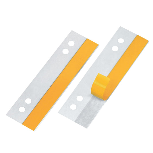 Veloflex Heftstreifen HEFTFIX® 3 x 10,5 cm (B x H) Hartfolie glasklar 100 St./Pack.
