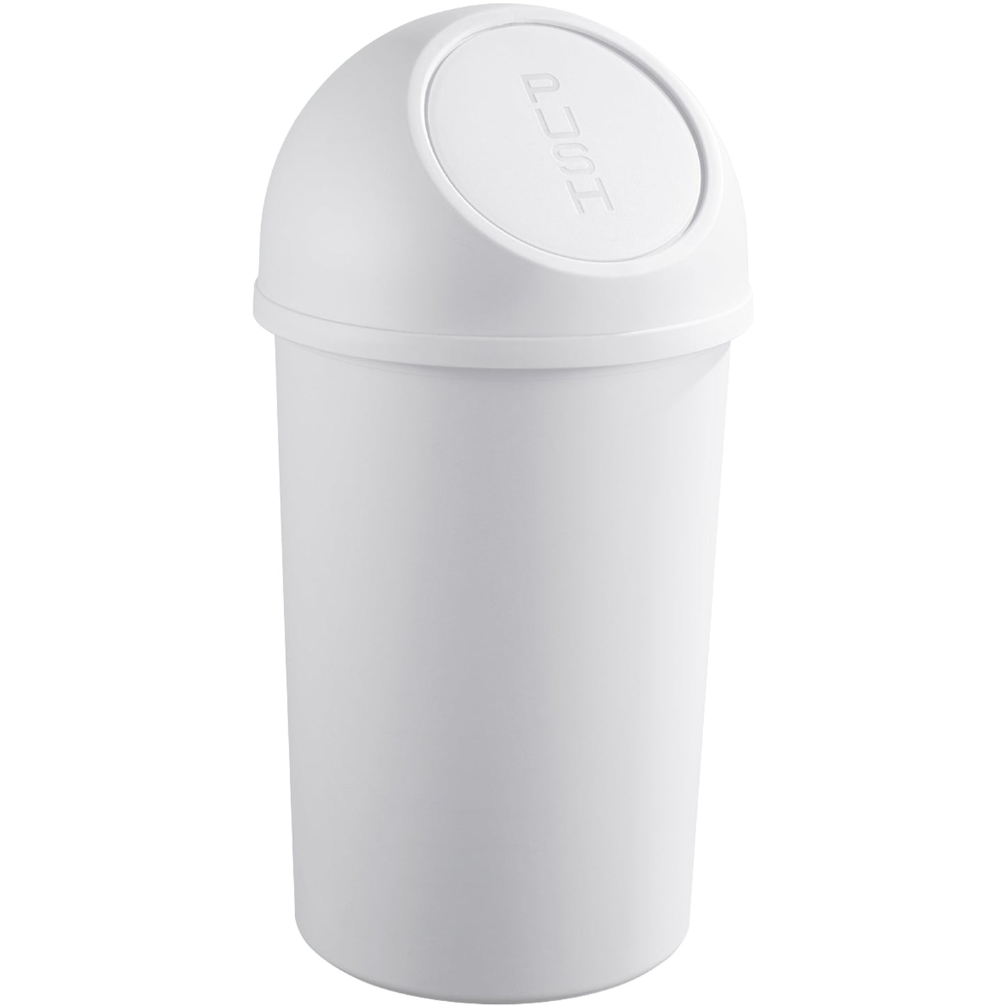 helit Abfalleimer the flip 25l Polypropylen lichtgrau 1 Sortierfach