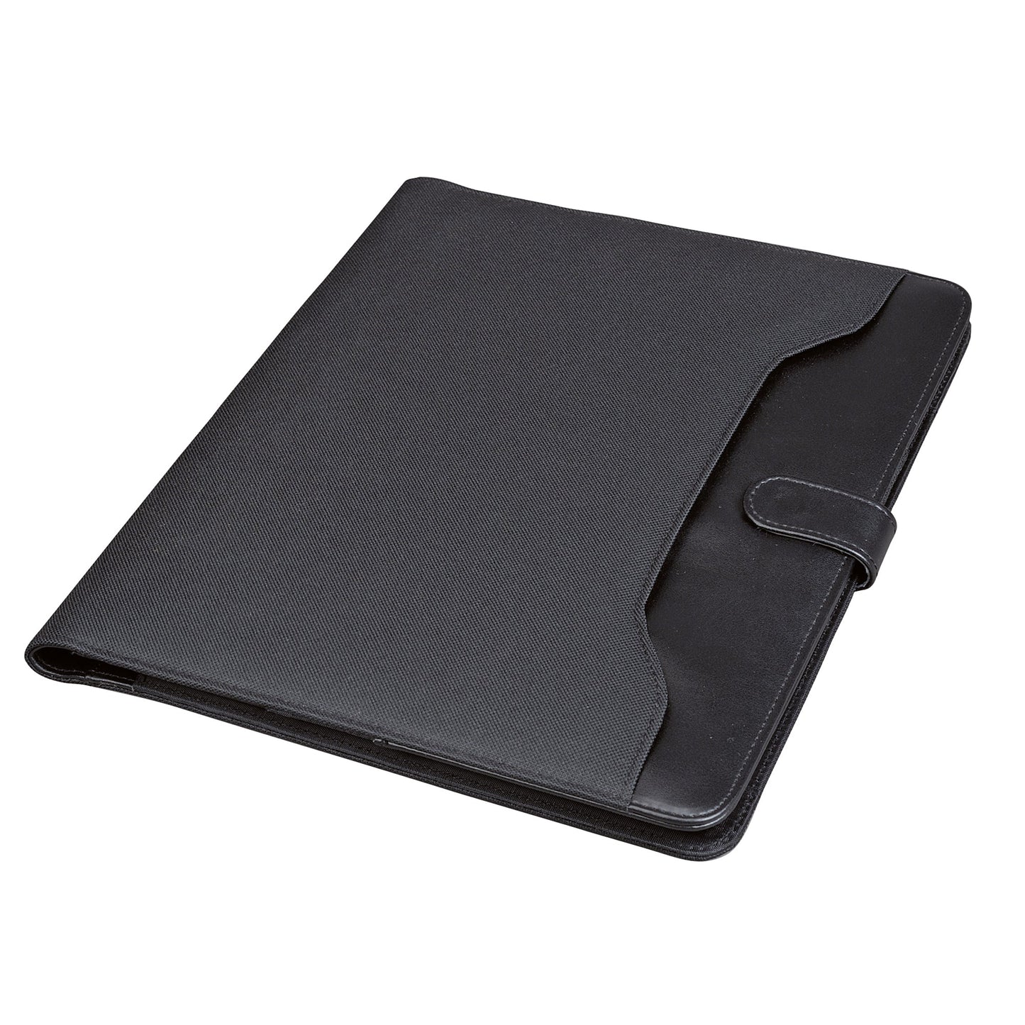Alassio® Schreibmappe FANO 26 x 32,2 x 2 cm (B x H x T) Lederimitat/Nylon schwarz