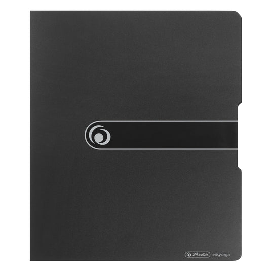 Herlitz Ringbuch easy orga to go DIN A4 Polypropylen opak schwarz