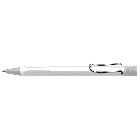 Lamy Kugelschreiber safari 0,5mm blau Mine auswechselbar nicht dokumentenecht Schaftfarbe: weiß