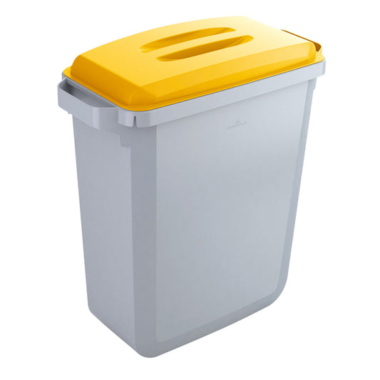 DURABLE Abfalleimer DURABIN® 60L 60l Polypropylen grau 1 Sortierfach