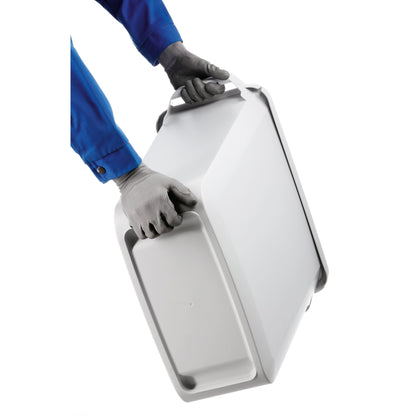 DURABLE Abfalleimer DURABIN® 60L 60l Polypropylen grau 1 Sortierfach