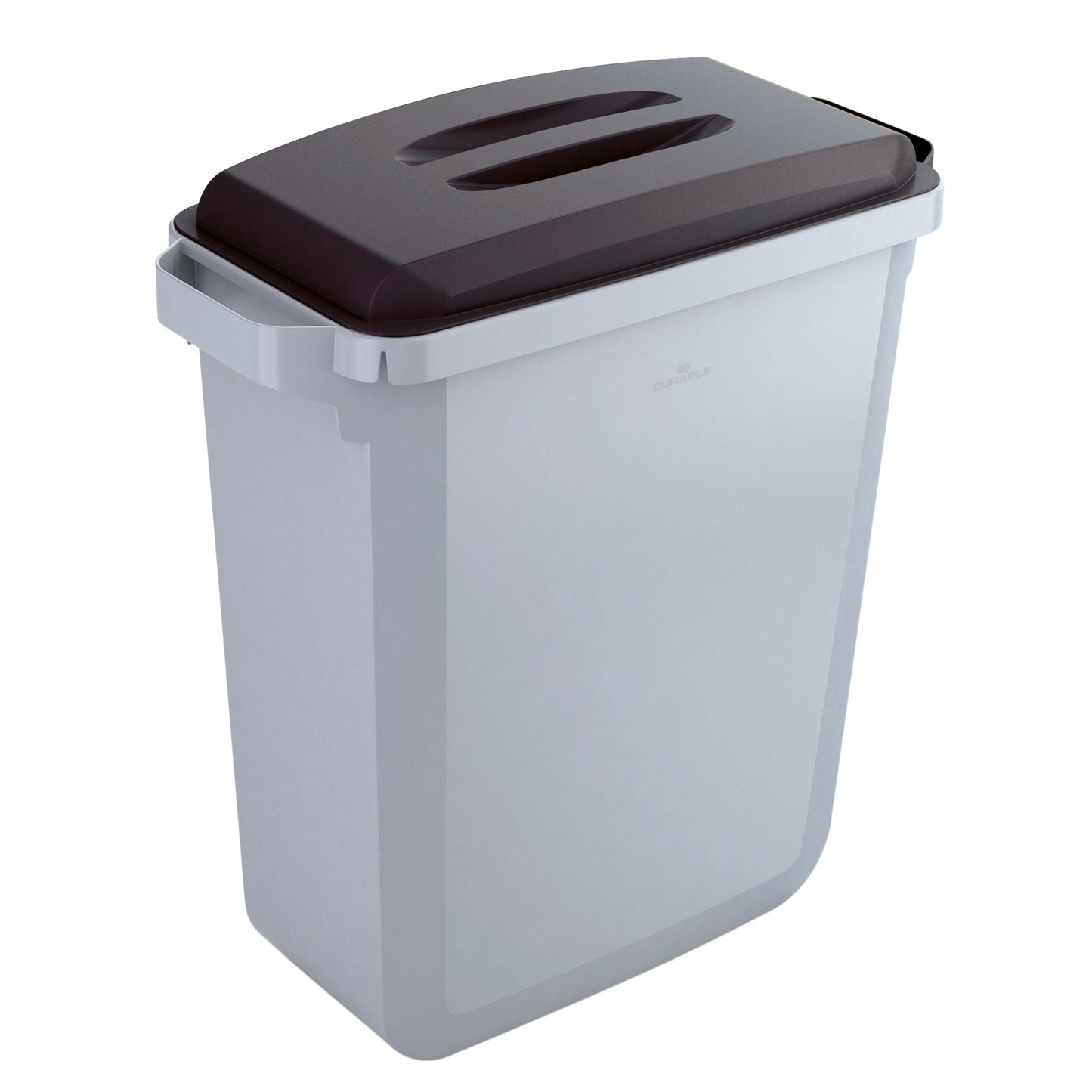 DURABLE Abfalleimer DURABIN® 60L 60l Polypropylen grau 1 Sortierfach