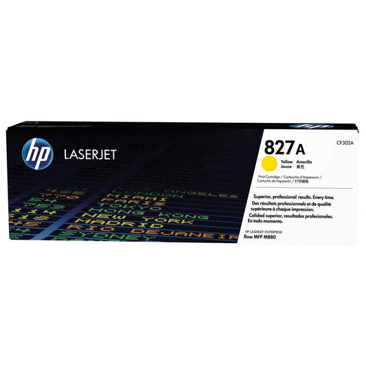 HP Toner Originalzubehör 827A ca. 32.000 Seiten gelb