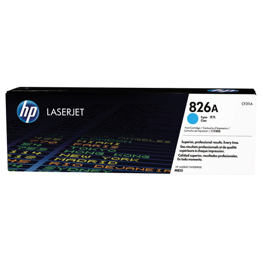 HP Toner Originalzubehör 826A ca. 31.500 Seiten cyan