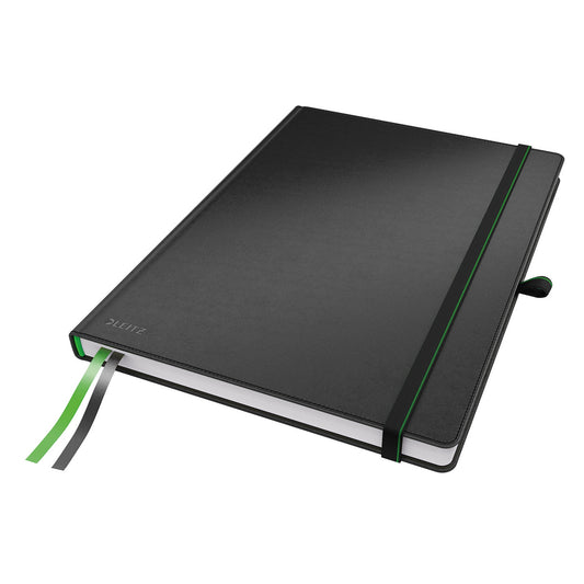 Leitz Notizbuch Complete DIN A4 kariert schwarz 80 Bl.