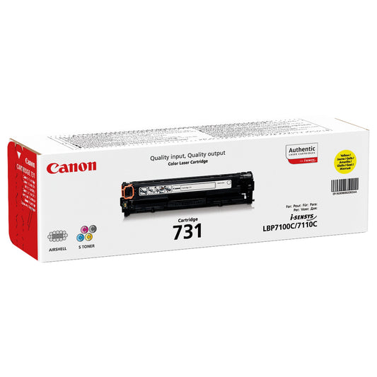 Canon Toner Originalzubehör 731Y ca. 1.500 Seiten gelb