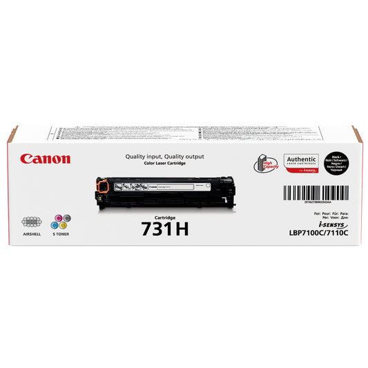 Canon Toner Originalzubehör 731H BK ca. 2.400 Seiten schwarz