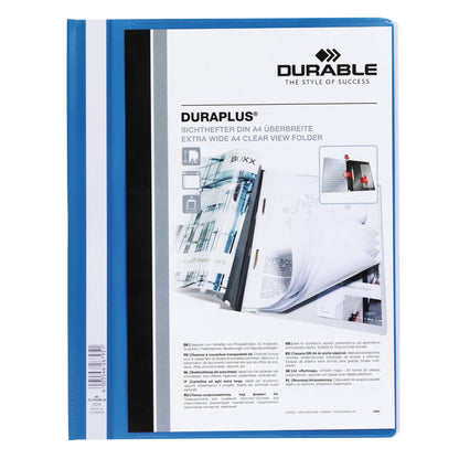 DURABLE Angebotshefter DURAPLUS® DIN A4, Überbreite PVC blau