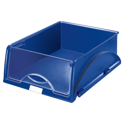 Leitz Briefablage Sorty DIN A4, DIN C4, Überbreite Polystyrol Farbe: blau