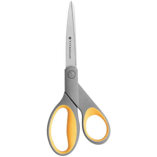 Westcott Universalschere TITAN Nitrid Bonded SUPER 204mm Links- und Rechtshänder Stahl grau/gelb