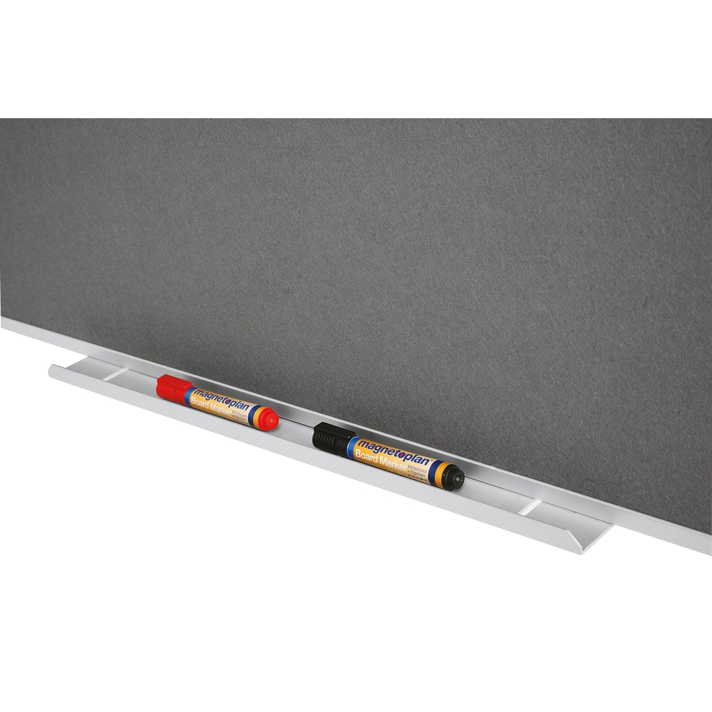 magnetoplan® Ablageschale doppelseitige Tafeln 1 x 1 x 55 cm (B x H x T) Aluminium silber