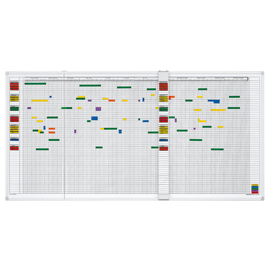 magnetoplan® Urlaubsübersicht undatiert 200 x 60 cm (B x H)