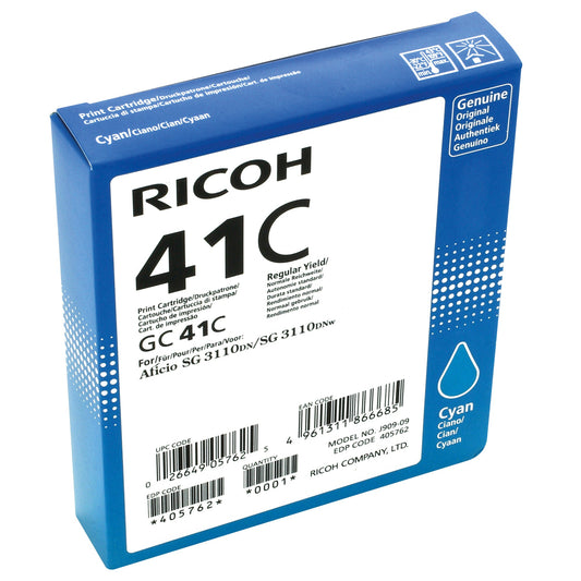 Ricoh Gelpatrone GC-41 C ca. 2.200 Seiten cyan