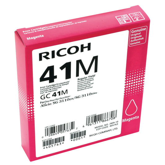 Ricoh Gelpatrone GC-41 M ca. 2.200 Seiten magenta