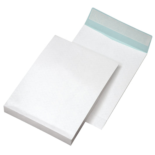 MAILmedia Faltentasche DIN B4 250 x 353 mm (B x H) ohne Fenster 125g/m² mit Haftklebung Papier weiß 250 St./Pack.