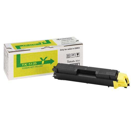 KYOCERA Toner Originalzubehör TK-5135Y ca. 5.000 Seiten gelb