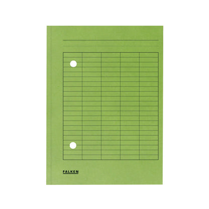 Falken Umlaufmappe DIN A4 250g/m² Manilakarton, recycelt grün 100 St./Pack.