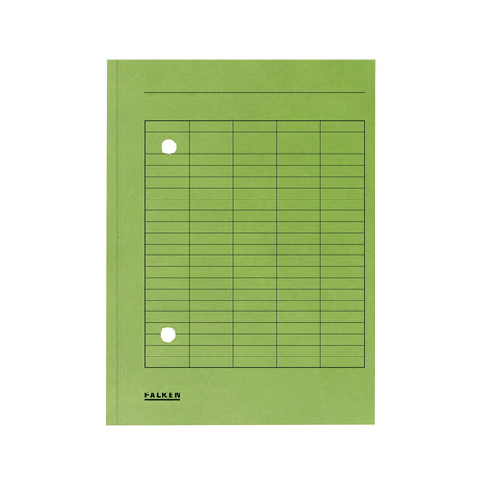 Falken Umlaufmappe DIN A4 250g/m² Manilakarton, recycelt grün 100 St./Pack.