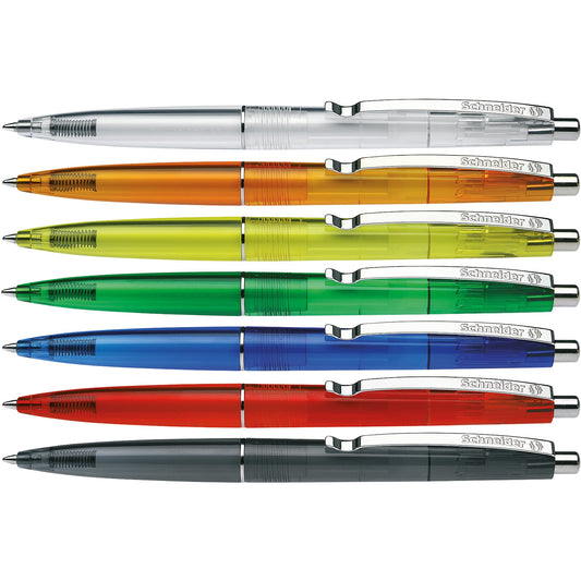 Schneider Kugelschreiber K20 Icy Colours 0,5mm blau Mine auswechselbar dokumentenecht Schaftfarbe: farbig sortiert