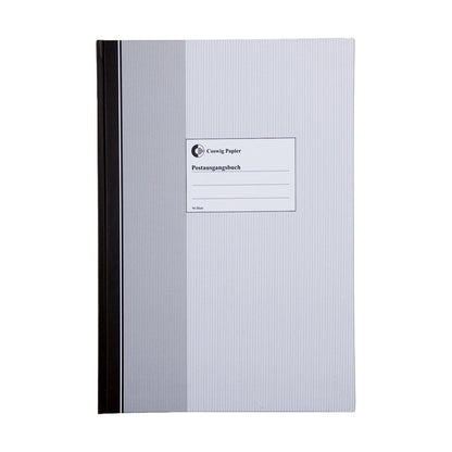 König & Ebhardt Postausgangsbuch DIN A4 70g/m² Pappe schwarz/grau 96 Bl.