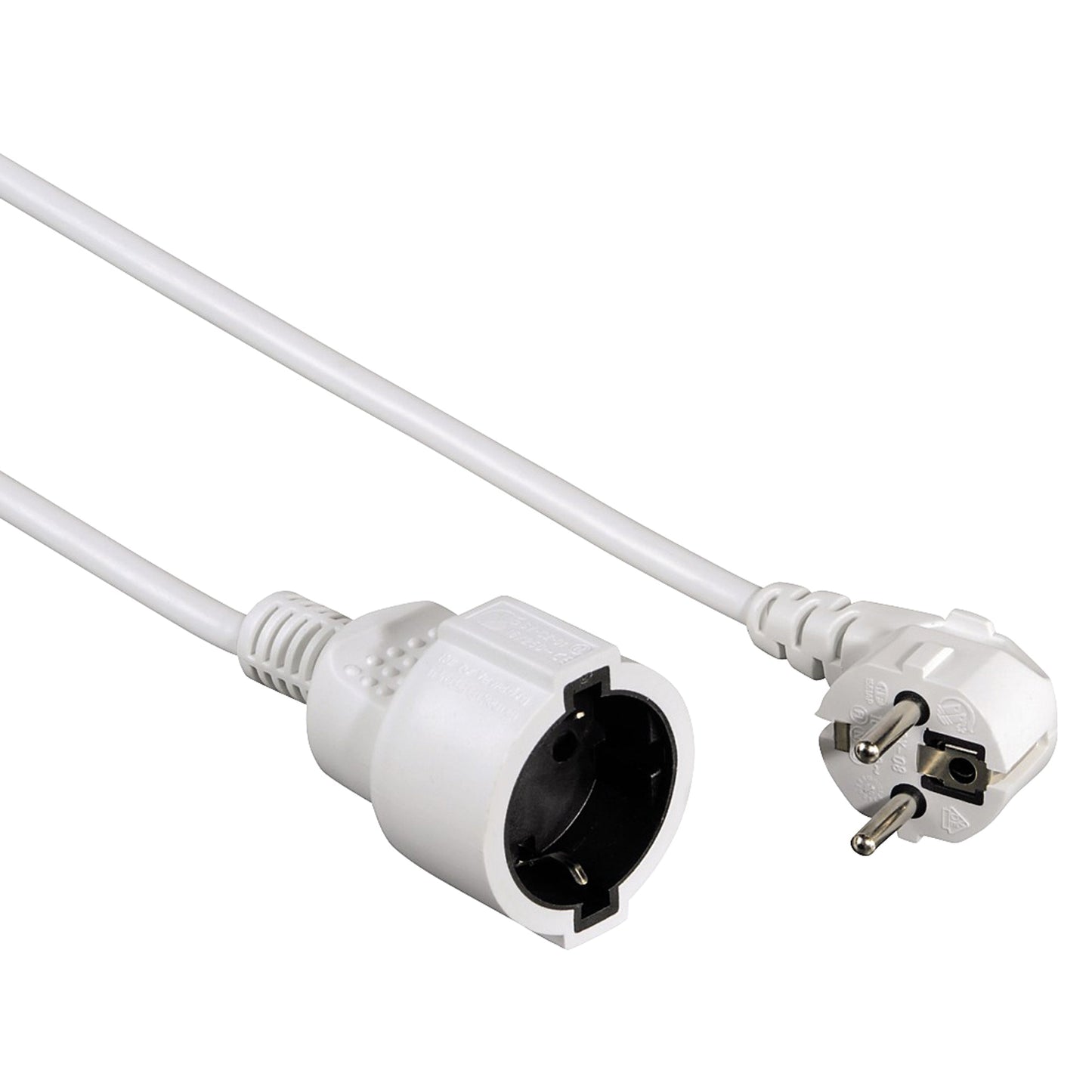 Hama Verlängerungskabel Profi H05VV-F 3G1,5 3m weiß