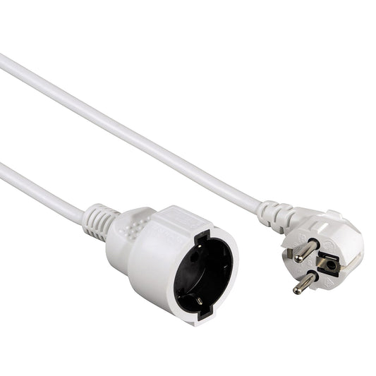 Hama Verlängerungskabel Profi H05VV-F 3G1,5 3m weiß