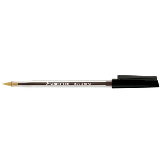 STAEDTLER® Einwegkugelschreiber stick 430 0,35mm blau Kappenmodell dokumentenecht