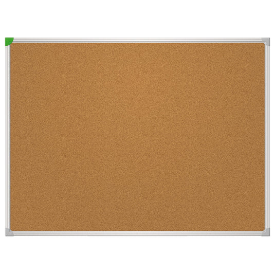 FRANKEN Pinnwand U-Act! Line® 60 x 40 cm (B x H) Kork Material des Rahmens: Aluminium, eloxiert/Kunststoff braun
