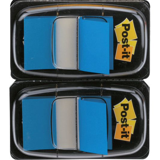 Post-it® Haftstreifen Index Standard 43,2 x 25,4 mm (B x H) blau 50 Bl./Block 2 Block/Pack.