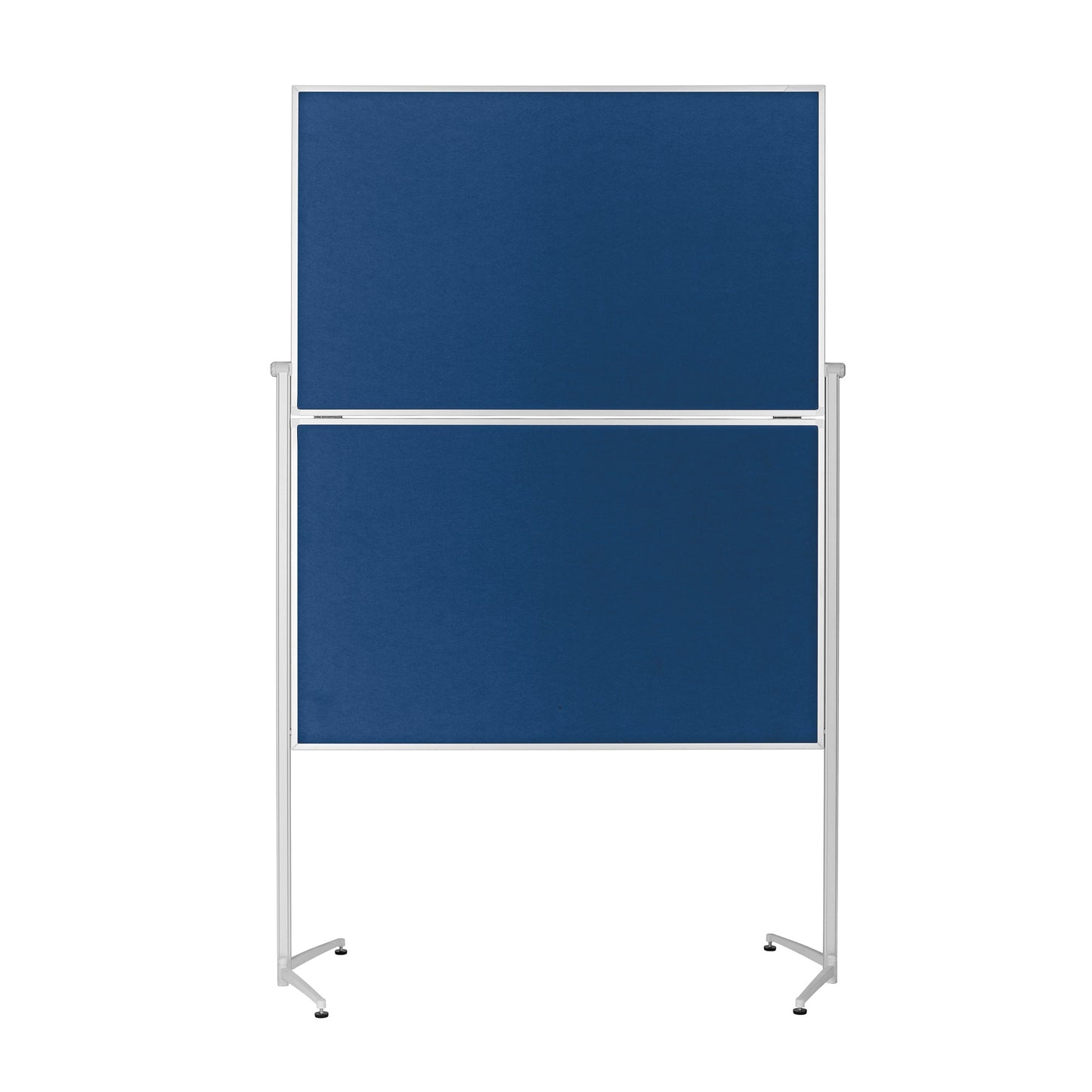 magnetoplan® Moderationstafel Design evolution plus Maße der Oberfläche: 120 x 150 cm (B x H) höhenverstellbar Filz blau