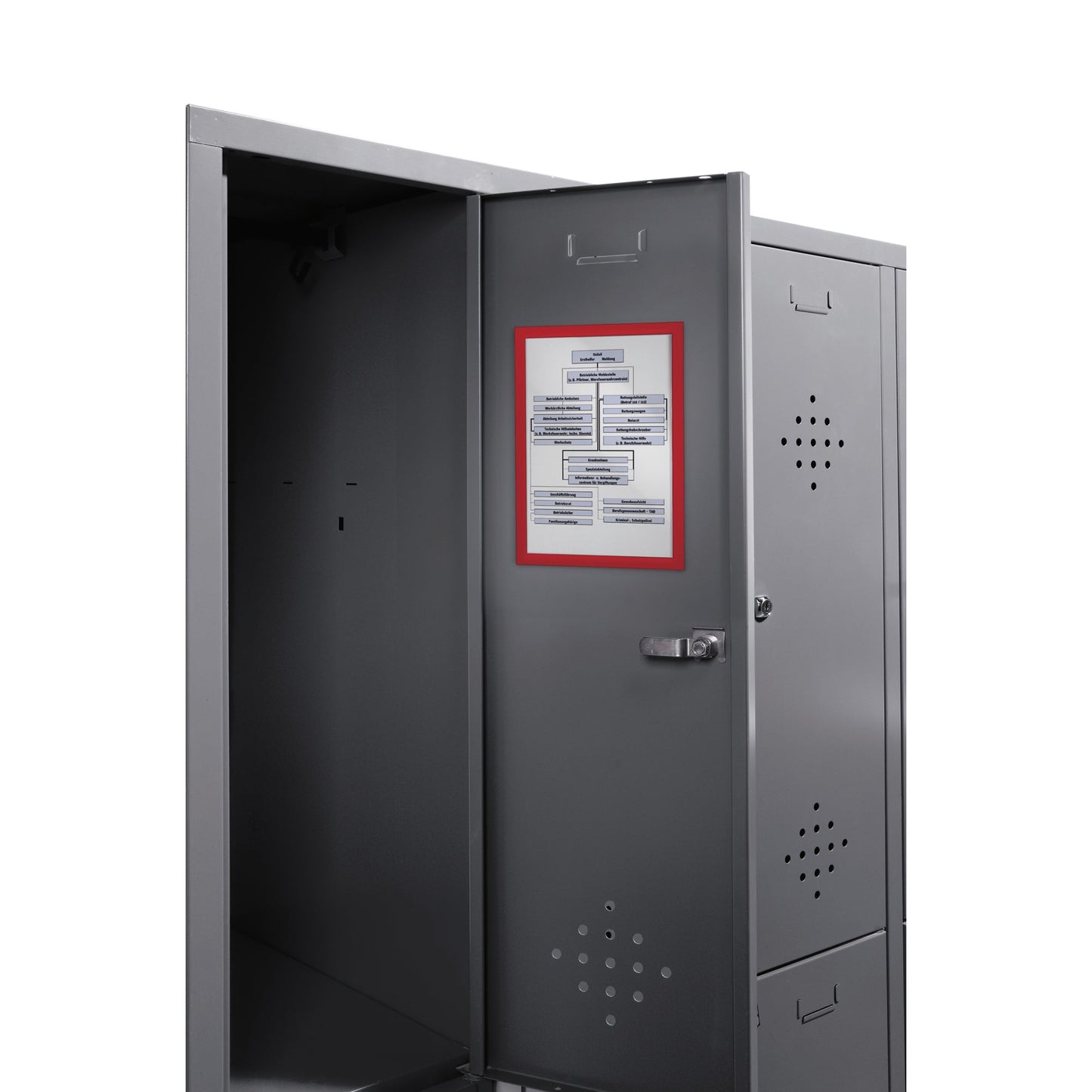 DURABLE Magnetrahmen DURAFRAME® MAGNETIC DIN A4 Polyethylen/Polypropylen rot 5 St./Pack.