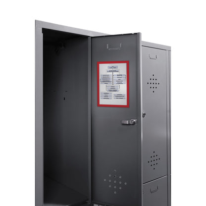 DURABLE Magnetrahmen DURAFRAME® MAGNETIC DIN A4 Polyethylen/Polypropylen rot 5 St./Pack.