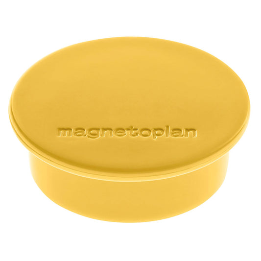 magnetoplan® Magnet Discofix Color 40 x 13 mm (Ø x H) 40mm 2,2kg Ferrit gelb 10 St./Pack.