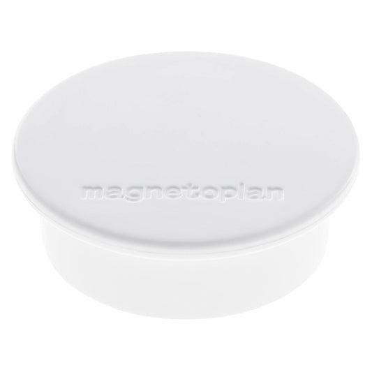 magnetoplan® Magnet Discofix Color 40 x 13 mm (Ø x H) 40mm 2,2kg Ferrit weiß 10 St./Pack.