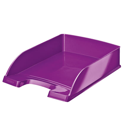 Leitz Briefablage WOW DIN A4 Polystyrol Farbe: violett
