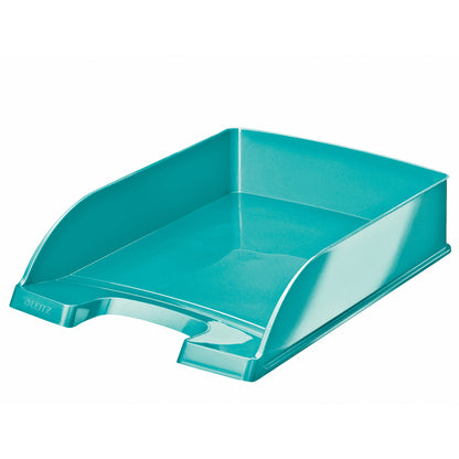 Leitz Briefablage WOW DIN A4 Polystyrol Farbe: eisblau
