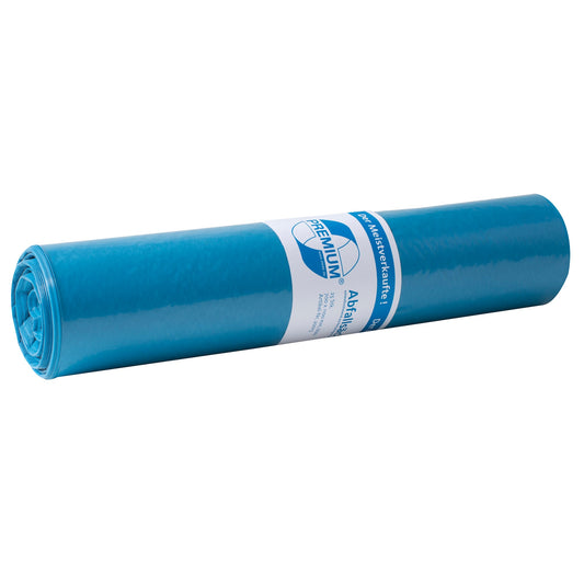 Müllsack Premium Typ 80 65+55 x 135 cm (B x H) 60µm 240l Polyethylen blau 10 St./Pack.
