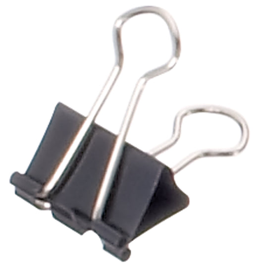 MAUL Foldbackklemmer mauly® 19mm 7mm Stahl schwarz 12 St./Pack.