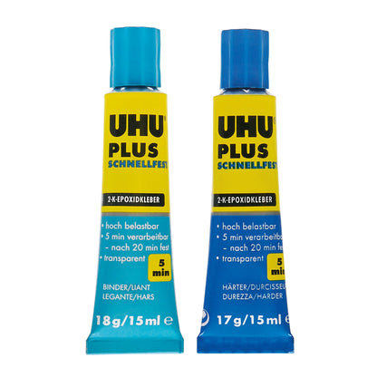 UHU® Zweikomponentenkleber PLUS SCHNELLFEST 20min 35g