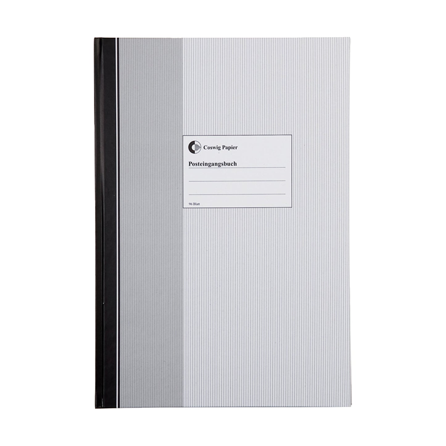 König & Ebhardt Posteingangsbuch DIN A4 70g/m² schwarz/grau 96 Bl.