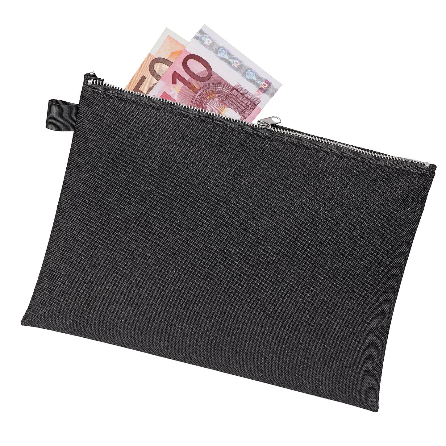 Veloflex Reißverschlusstasche DIN A5 100 % Polyester schwarz