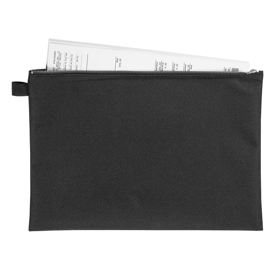 Veloflex Reißverschlusstasche DIN A4 100 % Polyester schwarz