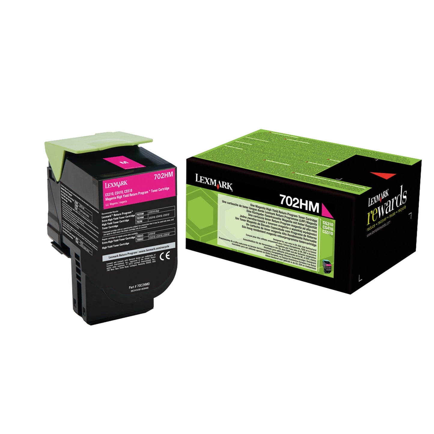 Lexmark Toner Originalzubehör 702HM ca. 3.000 Seiten magenta
