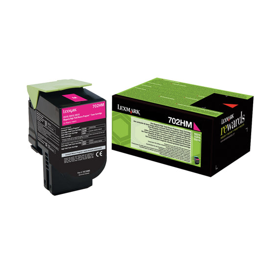 Lexmark Toner Originalzubehör 702HM ca. 3.000 Seiten magenta