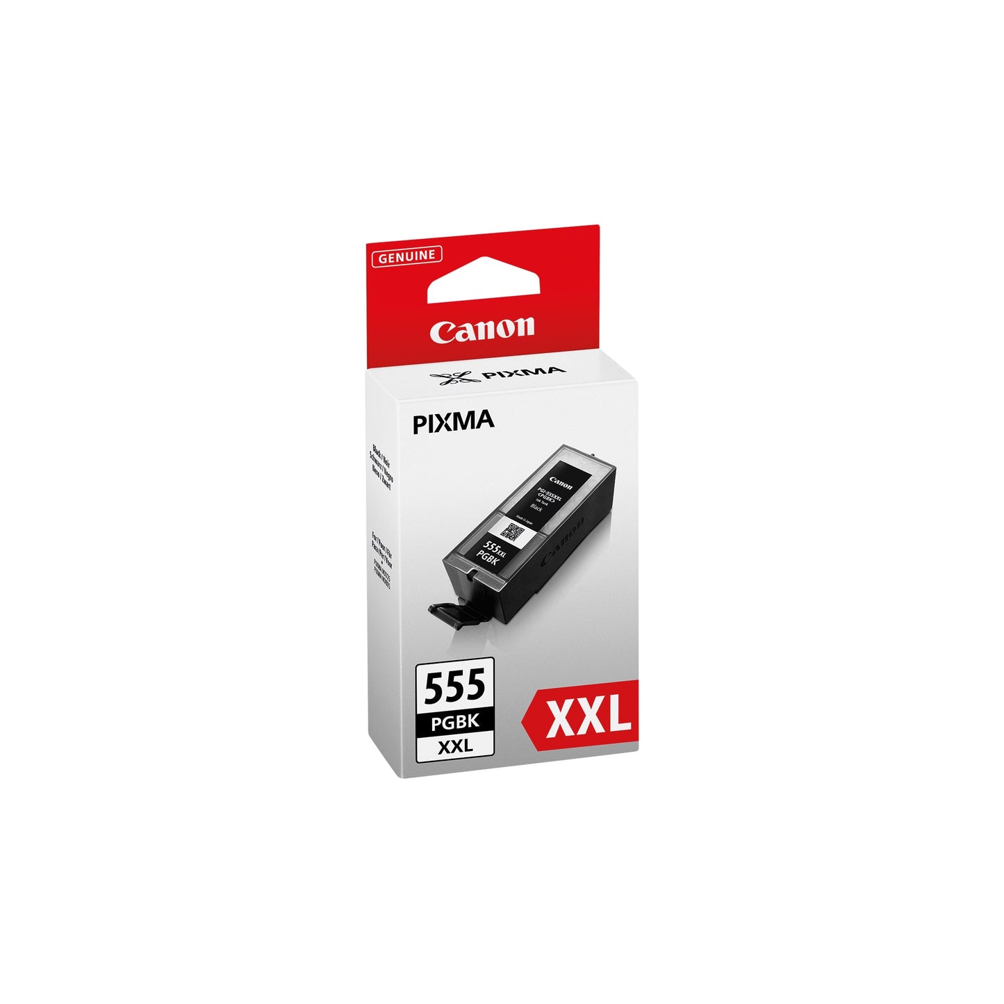 Canon Tintenpatrone Originalzubehör PGI-555XXL PGBK ca. 1.000 Seiten schwarz 37ml