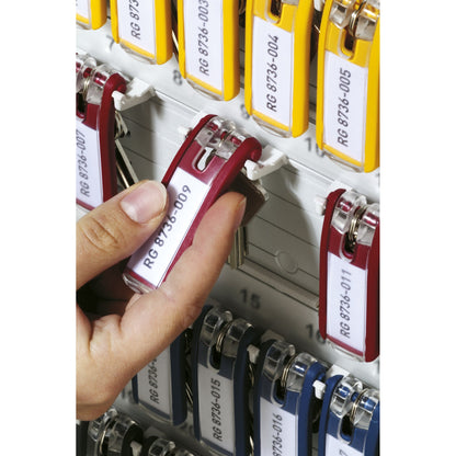 DURABLE Schlüsselanhänger KEY CLIP 24 x 68 x 15 mm (B x H x T) Kunststoff blau 6 St./Pack.