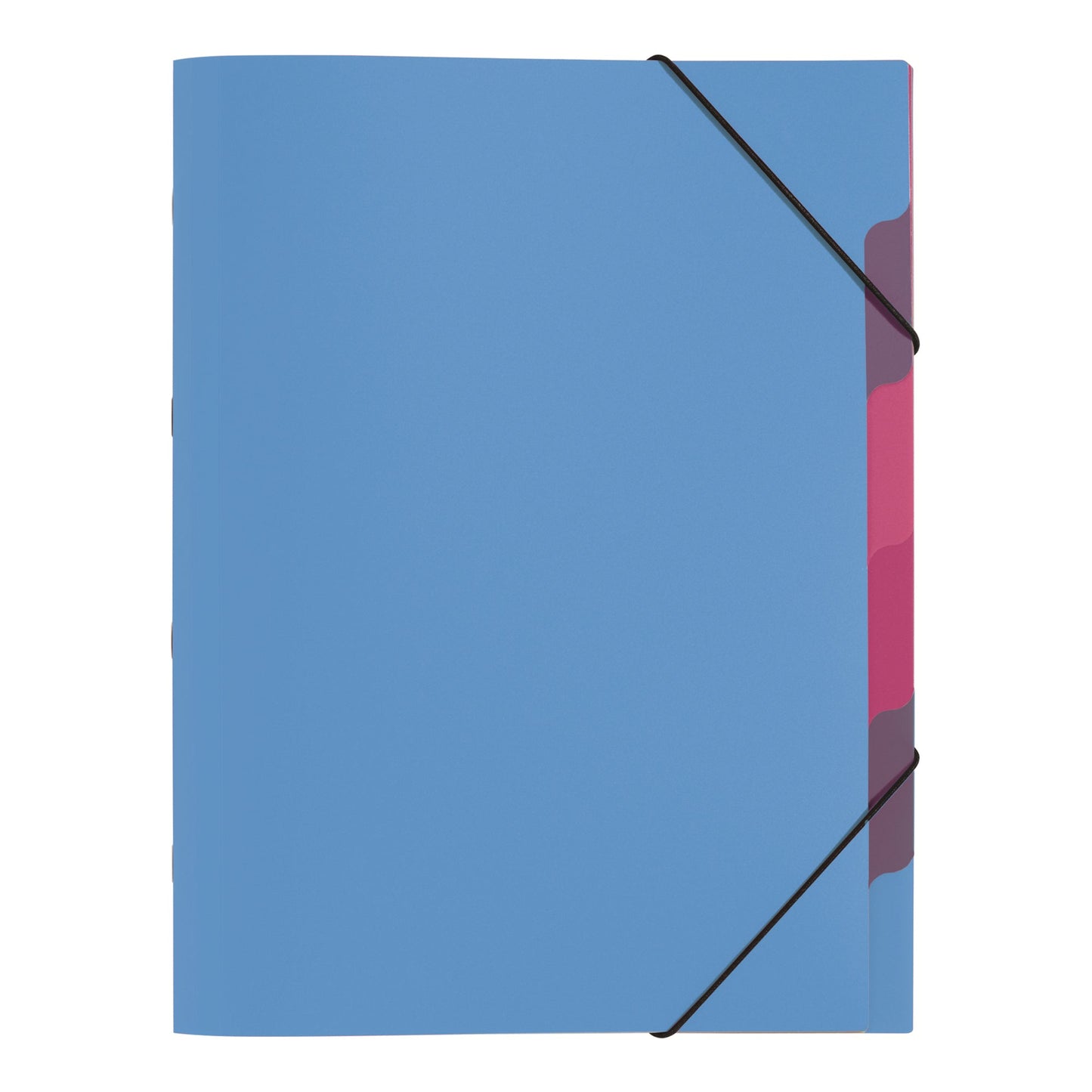 PAGNA Ordnungsmappe Funky School DIN A4 Polypropylen Farbe: hellblau Farbe des Fächerblocks: mehrfarbig 5 Fächer