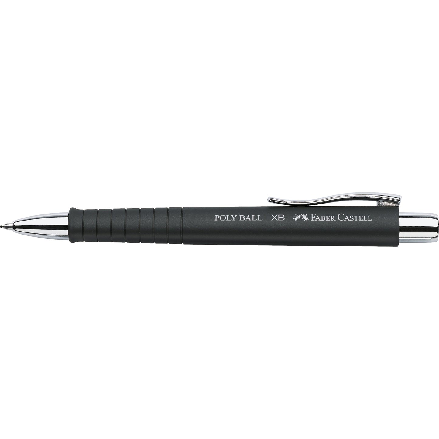 Faber-Castell Kugelschreiber Poly Ball 0,6mm XB blau Mine auswechselbar dokumentenecht Schaftfarbe: schwarz